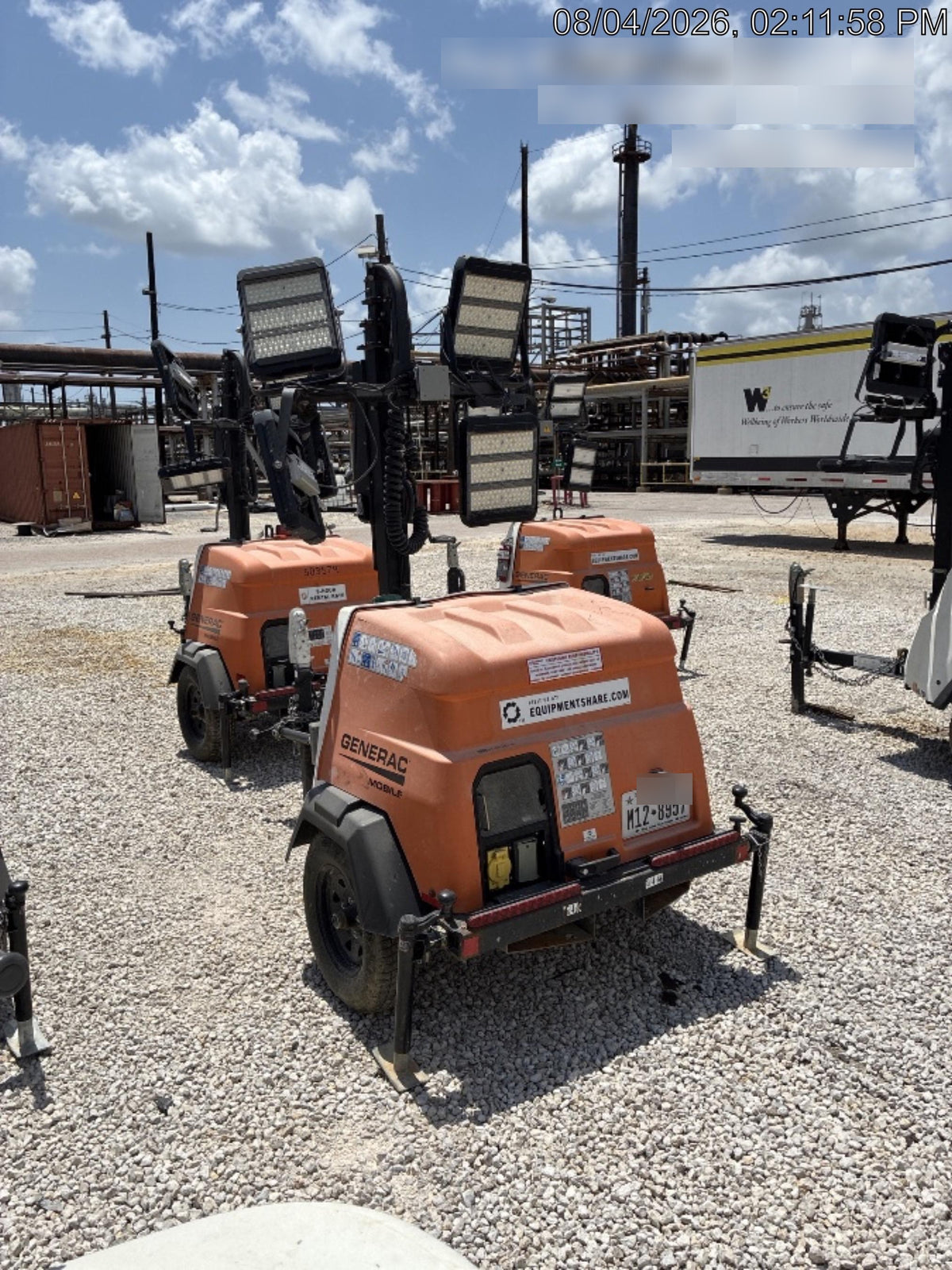 2023 Generac MLT2 Diesel, Flex Switch 120V Input, Powerzone Controller, 
(4) 320W LED Lights, 4kW Generator, 39.9 Gal Fuel Tank, 2" Ball, T3