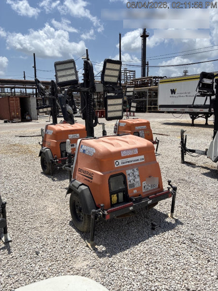2023 Generac MLT2 Diesel, Flex Switch 120V Input, Powerzone Controller, 
(4) 320W LED Lights, 4kW Generator, 39.9 Gal Fuel Tank, 2" Ball, T3