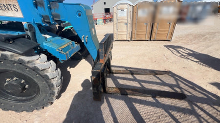 2019 Genie GTH-636 Canopy, Solid RT Tires, LED Work Lights, Beacon 60" QA Carriage, 48" Forks