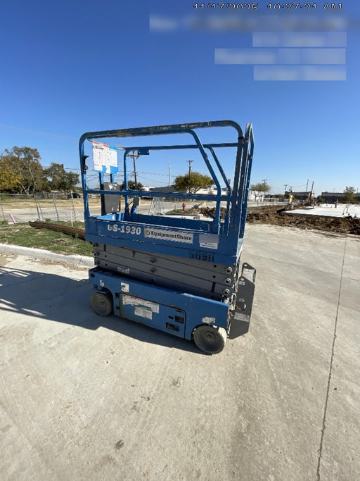 2019 Genie GS-1930 Fixed Rails with Chain Entry