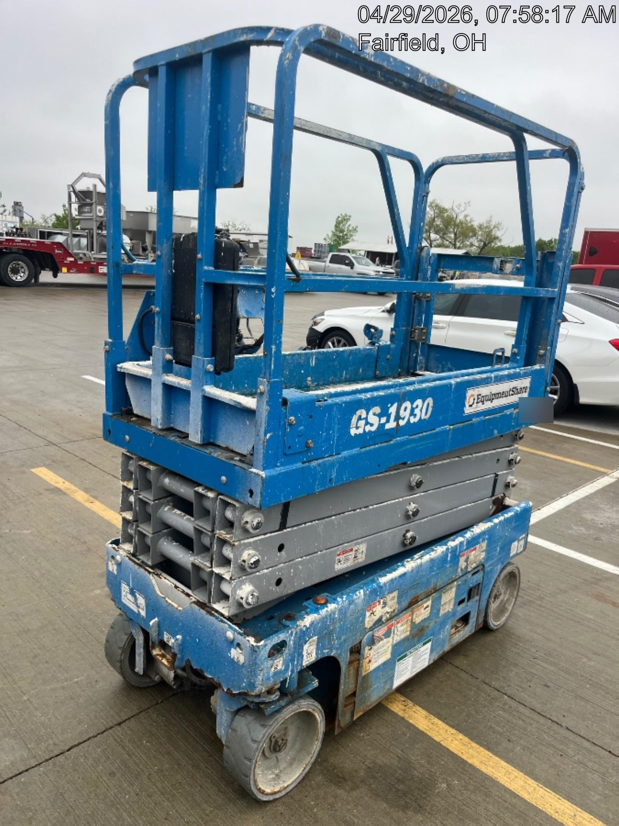 2020 Genie GS-1930 Solid Non Marking Tires, Beacon, Folding rails with half height swing gate