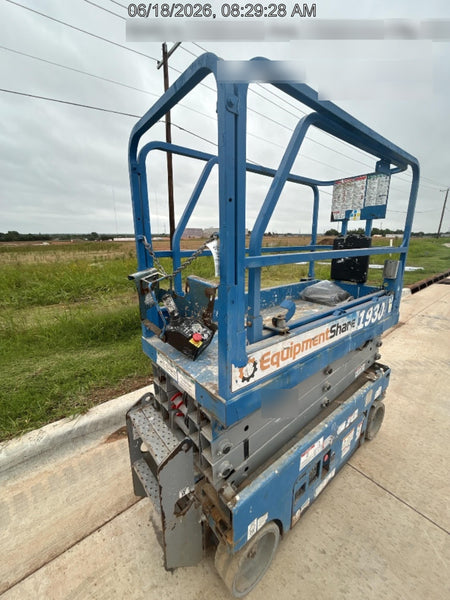 2018 Genie GS-1930 Genie GS-1930 w/Fixed Rail, Chain Entry
