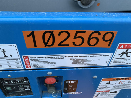 2020 Genie GS-1930 Solid Non Marking Tires, Beacon, Folding rails with half height swing gate, 800W Inverter