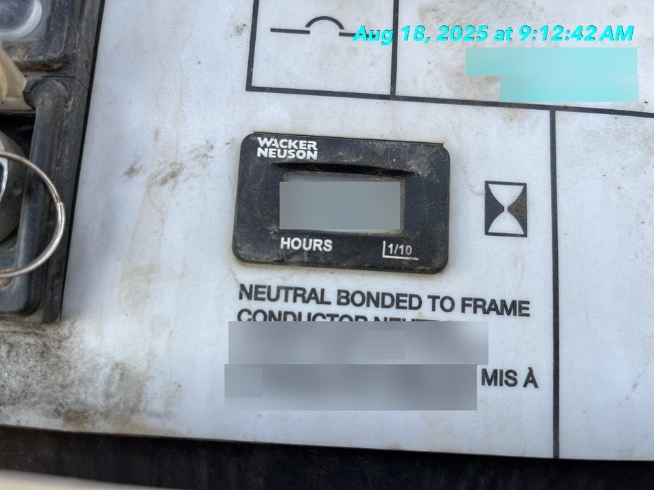 2019 Wacker Neuson LTV6L-MH Wacker Neuson LTV6L Mobile Light Tower w/Fuel Level Sensor Installed