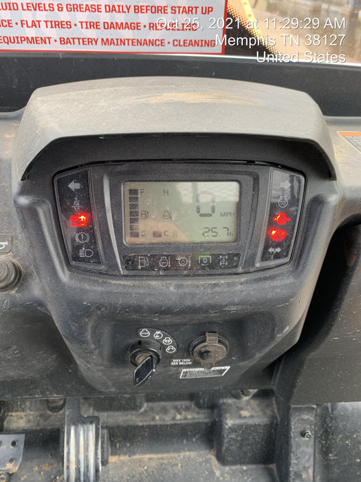 2021 Kubota RTV-X1140W-H Plastic Canopy, Windshield Acrylic Clear, LED Strobe Light, Wire Harness Kit, Back up Alarm