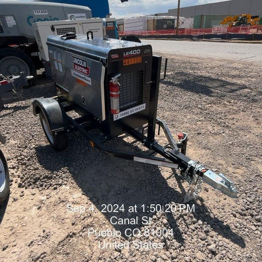 2024 Lincoln Electric LE400 Kubota V1505, Trlr, Cable Rack, Light Kit, ES Decals, T3