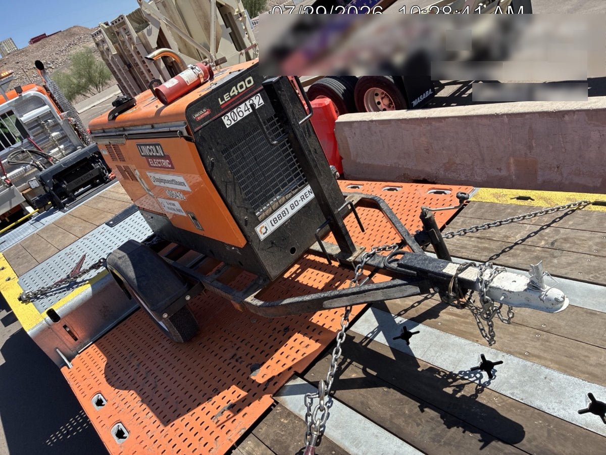 2023 Lincoln Electric LE400 Kubota V1505, Trlr, Cable Rack, Light Kit, ES Decals, T3