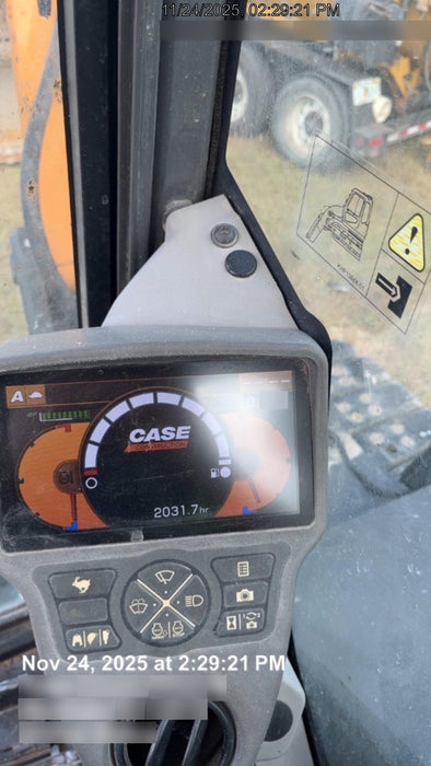 2018 Case CX80C CLOSED CAB, A/C, RUBBER TRACKS PADS, 7'-2" ARM