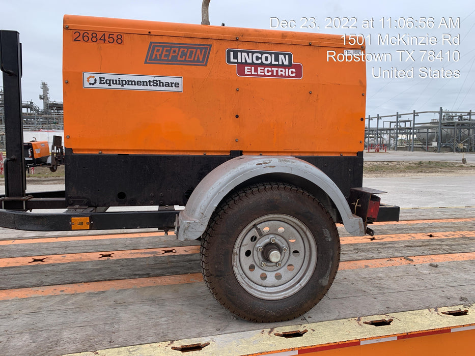 2022 Lincoln Electric LE400 Kubota V1505, Trlr, Cable Rack, Light Kit, ES Decals, T3