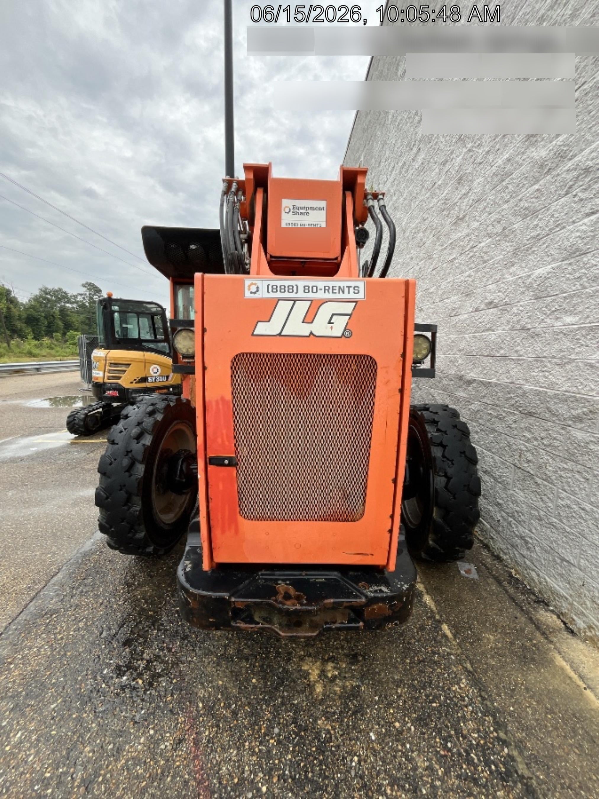 2019 Skytrak 6036 Cab/Heat/Air, Solid Tires, LED Work Lights, Beacon w/50" Carriage, 48" Pallet Forks