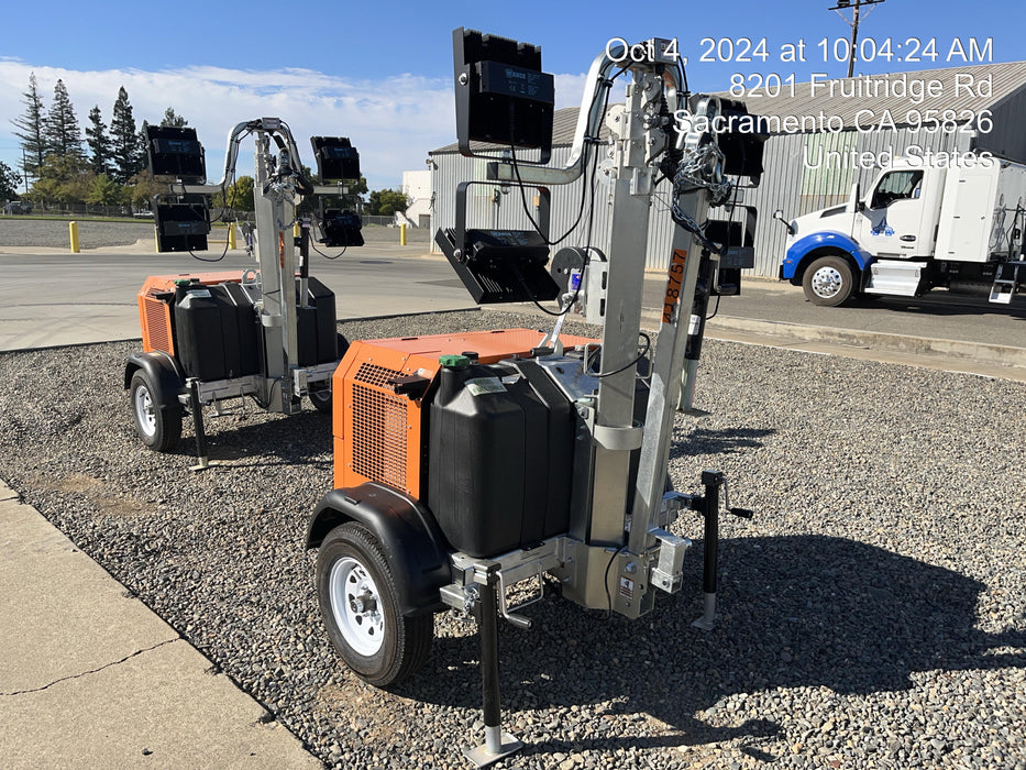 2024 Wanco WLTT-4MM4K Diesel, Deep Sea Controller, Shore Power Plug, Auto Start, (4) 350W LED Floodlights, 4kW Generator, 60 Gal Fuel Tank, 2" Ball, T3