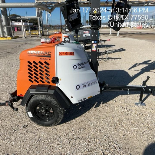2023 Generac MLT2 Diesel, Flex Switch 120V Input, Powerzone Controller, 
(4) 320W LED Lights, 4kW Generator, 39.9 Gal Fuel Tank, 2" Ball, T3