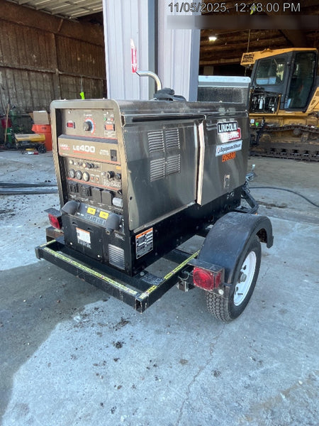 2024 Lincoln Electric LE400 Kubota V1505, Trlr, Cable Rack, Light Kit, ES Decals, T3
