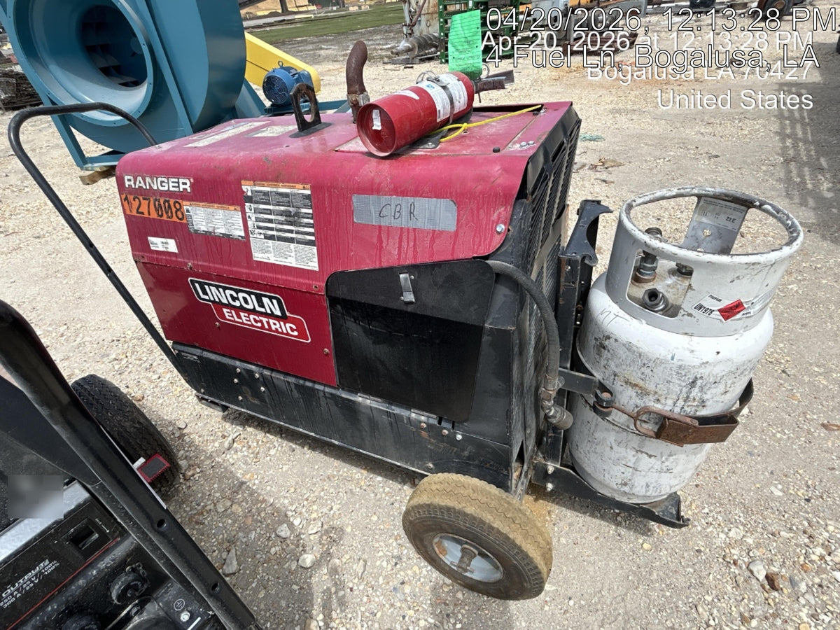 2021 Lincoln Electric Ranger 305 LPG K3430-1, Ranger 305 LPG, Undercarriage, Tank Holder & Strap, 10kw AC Gen, 25hp Kohler LPG Eng