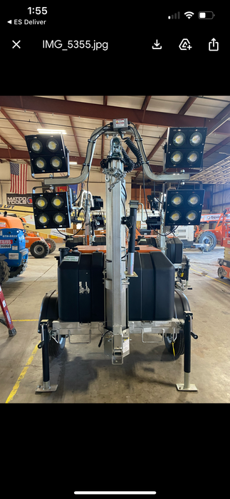 2024 Wanco WLTT-4MM4K Diesel, Deep Sea Controller, Shore Power Plug, Auto Start, (4) 350W LED Floodlights, 4kW Generator, 60 Gal Fuel Tank, 2" Ball, T3