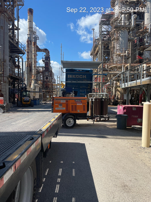 2021 Lincoln Electric Vantage 549X Ready Pak 3, ORANGE (includes trailer, cable rack, fender light kit)