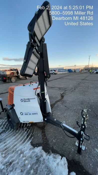 2023 Generac MLT2 Diesel, Flex Switch 120V Input, Powerzone Controller, (4) 320W LED Lights, 4kW Generator, 39.9 Gal Fuel Tank, 2" Ball, T3