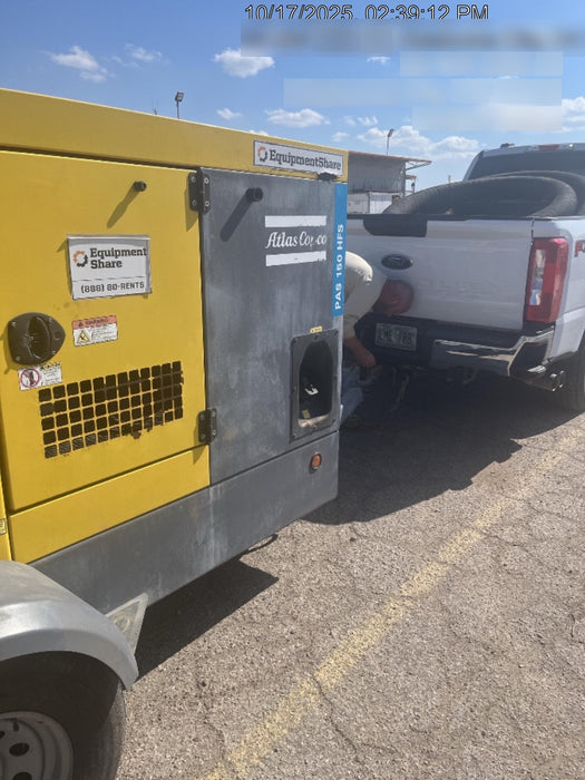 2020 ATLAS COPCO PAS 150 HF CS Enclosed