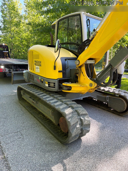 Wacker Neuson ET90 Cab, Long Dipperstick, Track, Bucket