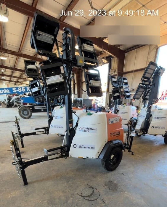 2023 Generac MLT2 Diesel, Flex Switch 120V Input, Powerzone Controller, (4) 320W LED Lights, 4kW Generator, 39.9 Gal Fuel Tank, 2" Ball, T3