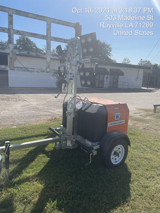 2024 Wanco WLTT-4MM4K Diesel, Deep Sea Controller, Shore Power Plug, Auto Start, (4) 350W LED Floodlights, 4kW Generator, 60 Gal Fuel Tank, 2" Ball, T3