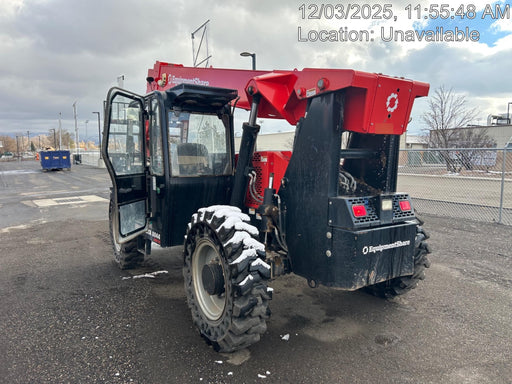 2020 Manitou MTA8044 74hp T4F, Cab/Heat/Air, Cab and Boom LED work lights, Auxiliary Hydraulics, Solid Tires, Amber strobe, Lift Hook w/66" Carriage, 60" Forks