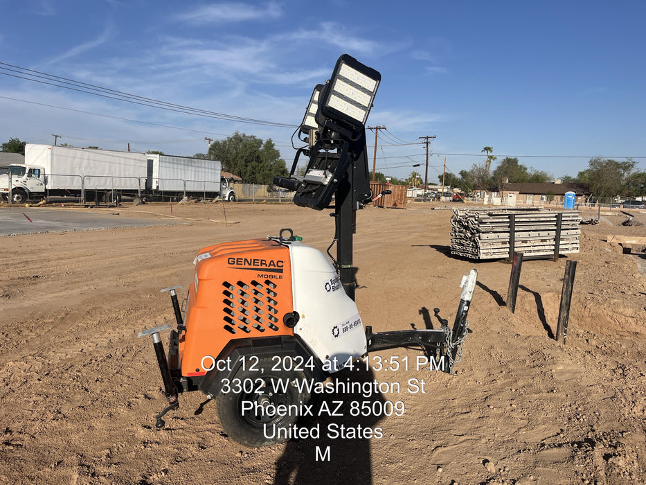 2023 Generac MLT2 Diesel, Flex Switch 120V Input, Powerzone Controller, 
(4) 320W LED Lights, 4kW Generator, 39.9 Gal Fuel Tank, 2" Ball, T3