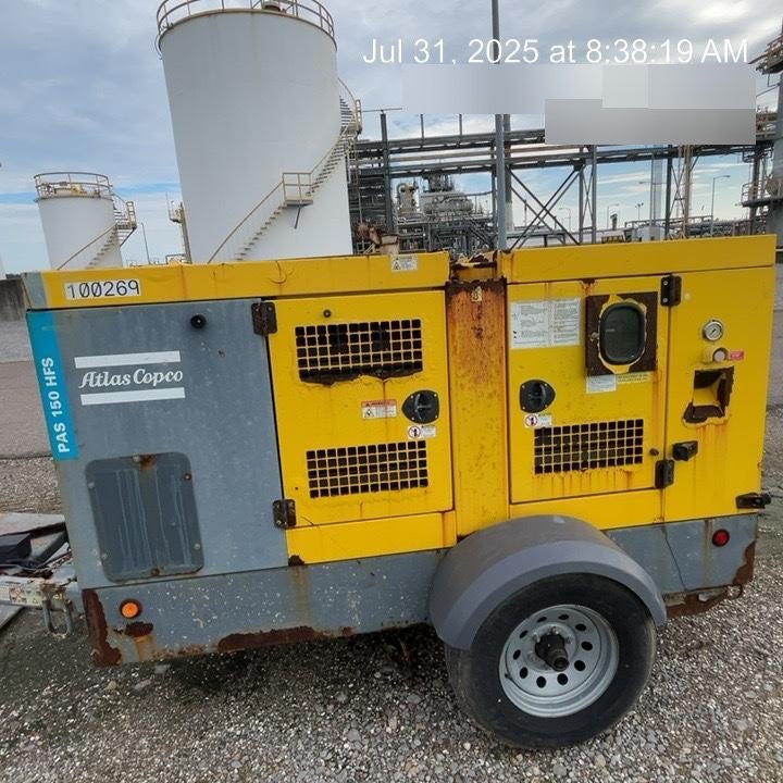 2020 ATLAS COPCO PAS 150 HF CS Enclosed