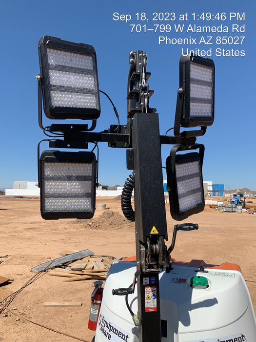 2023 Generac MLT2 Diesel, Flex Switch 120V Input, Powerzone Controller, (4) 320W LED Lights, 4kW Generator, 39.9 Gal Fuel Tank, 2" Ball, T3