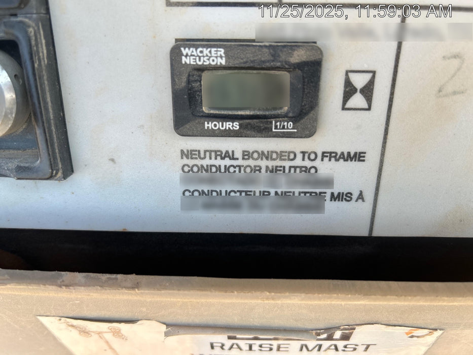 2019 Wacker Neuson LTV6L-MH Standard Options, ES Track Hardware, Fuel Level Sensor