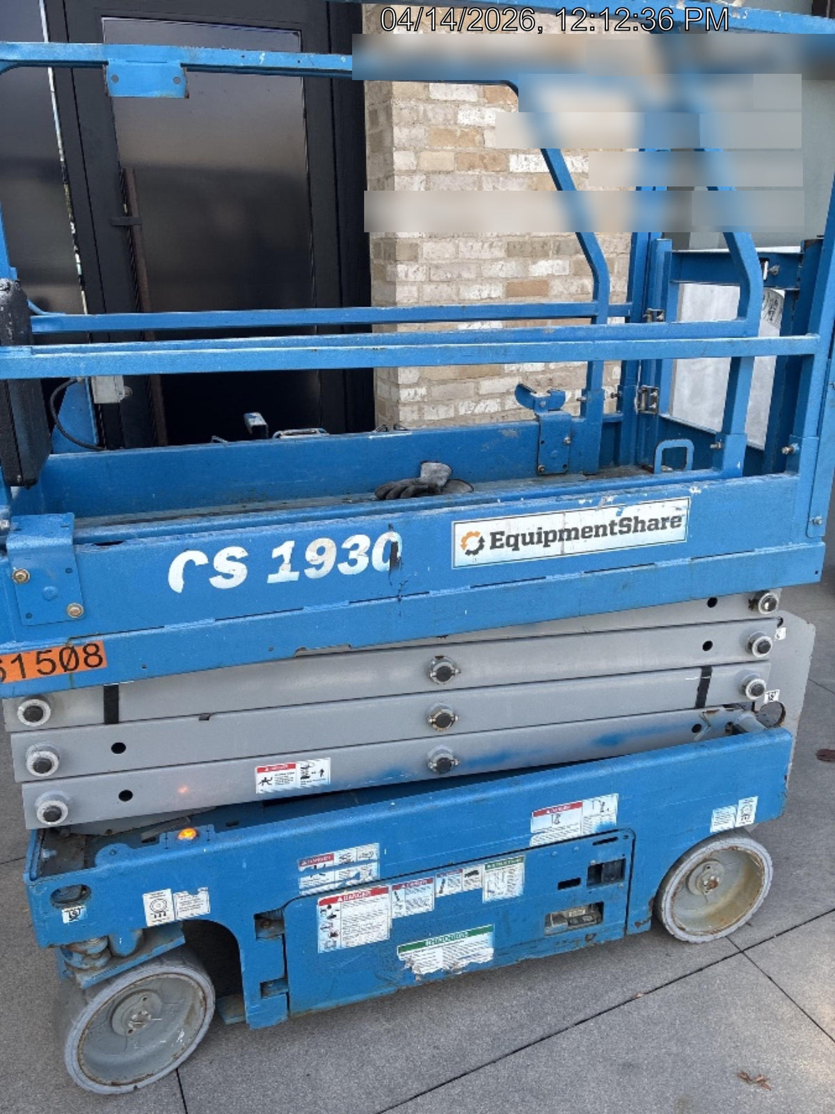 2020 Genie GS-1930 Solid Non Marking Tires, Beacon, Folding rails with half height swing gate