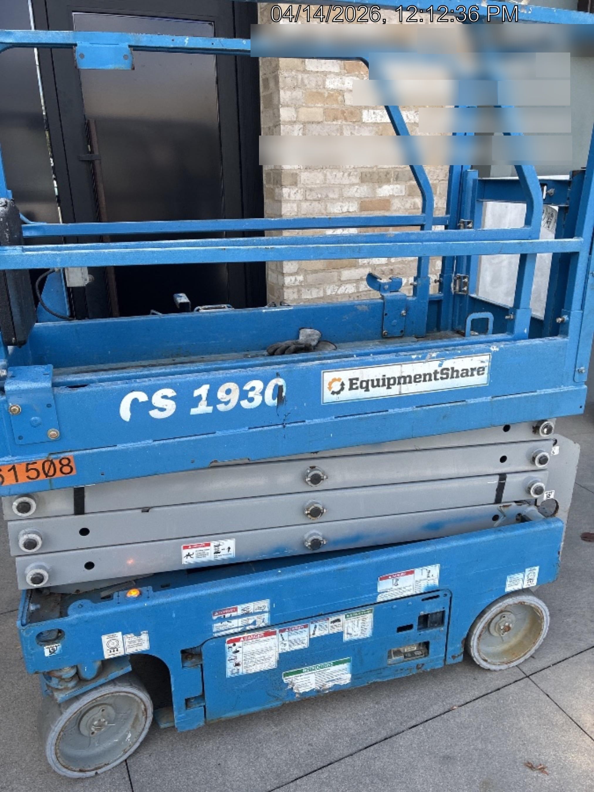 2020 Genie GS-1930 Solid Non Marking Tires, Beacon, Folding rails with half height swing gate