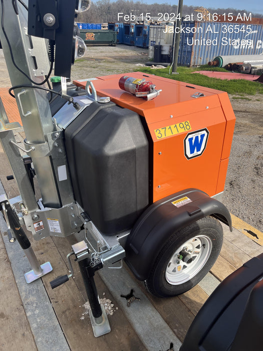 2023 Wanco WLTT-4MM4K Diesel, Deep Sea Controller, Shore Power Plug, Auto Start, (4) 350W LED Floodlights, 4kW Generator, 60 Gal Fuel Tank, 2" Ball, T3
