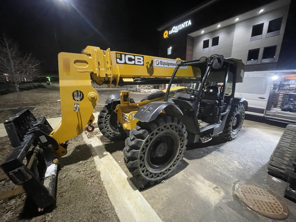 2020 JCB 509-42 Canopy, Solid Tires, Work Lights, Beacon, Aux Hydraulics, Back up Alarm, Lifting Eye, ES Decals