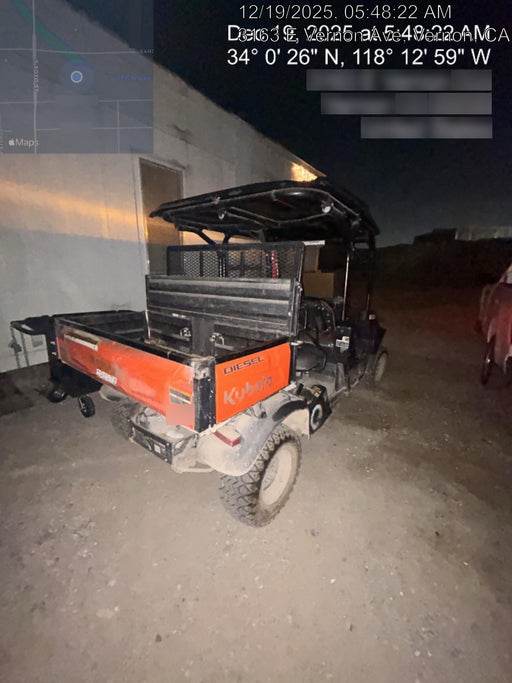 2022 Kubota RTV-X1140W-H Plastic Canopy, Windshield Acrylic Clear, LED Strobe Light, Wire Harness Kit, Back up Alarm