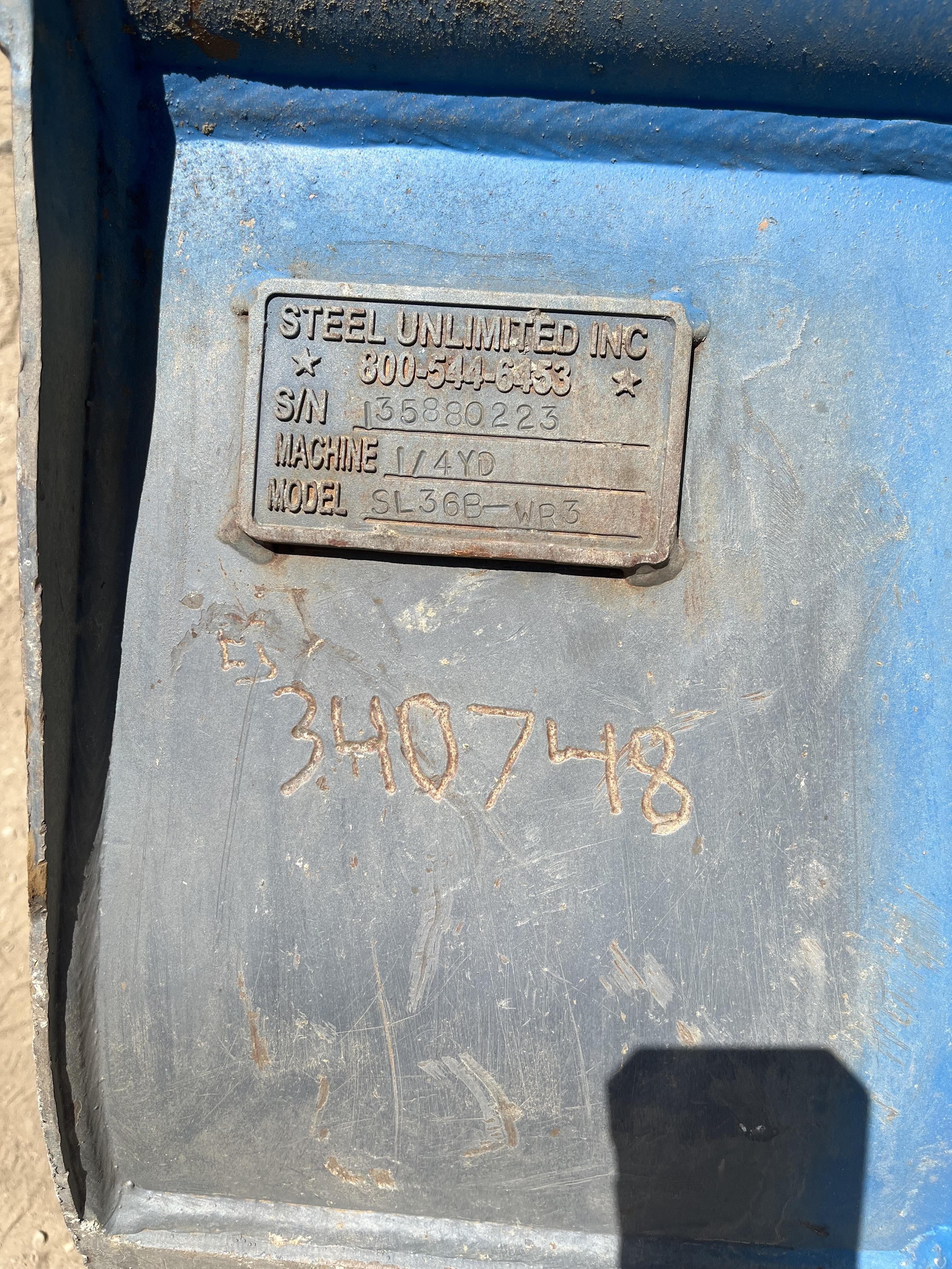 2023 STEEL UNLIMITED 36" Ditching bucket Mini Ex - Steel Unlimited