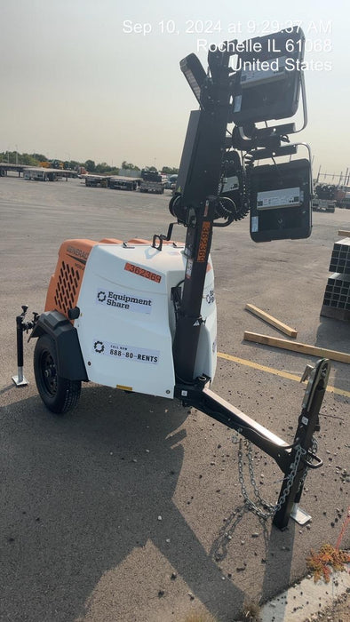 2023 Generac MLT2 Diesel, Flex Switch 120V Input, Powerzone Controller, 
(4) 320W LED Lights, 4kW Generator, 39.9 Gal Fuel Tank, 2" Ball, T3