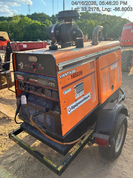 2021 Lincoln Electric Vantage 549X Ready Pak 3, ORANGE (includes trailer, cable rack, fender light kit)