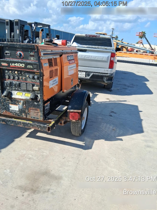 2022 Lincoln Electric LE400 Kubota V1505, Trlr, Cable Rack, Light Kit, ES Decals, T3