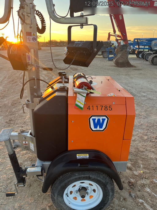 2024 Wanco WLTT-4MM4K Diesel, Deep Sea Controller, Shore Power Plug, Auto Start, (4) 350W LED Floodlights, 4kW Generator, 60 Gal Fuel Tank, 2" Ball, T3