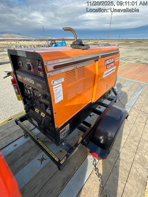 2022 Lincoln Electric LE400 Kubota V1505, Trlr, Cable Rack, Light Kit, ES Decals, T3