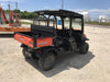 Kubota RTV-X1140W-H 4wd Utility Cart, LED Strobe, Windshield Tempered Glass, Plastic Canopy, Wire Harness Kit, Backup Alarm