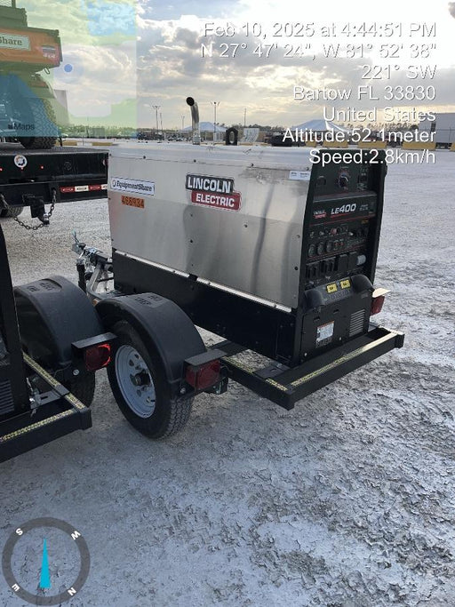 2024 Lincoln Electric LE400 Kubota V1505, Trlr, Cable Rack, Light Kit, ES Decals, T3