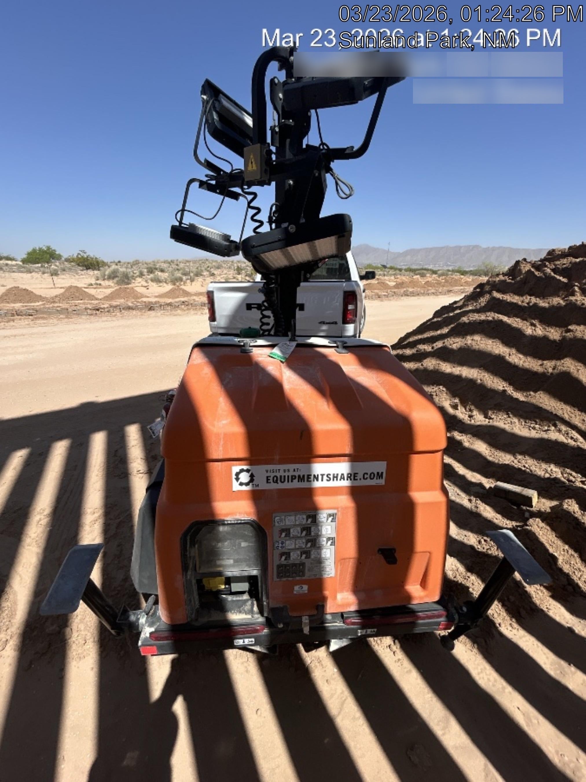 2024 Generac MLT2 Diesel, Flex Switch 120V Input, Powerzone Controller, 
(4) 320W LED Lights, 4kW Generator, 39.9 Gal Fuel Tank, 2" Ball, T3