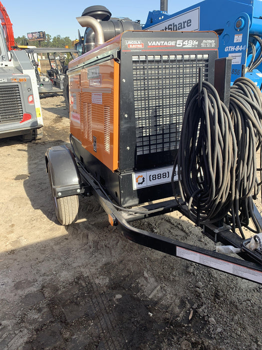 2021 Lincoln Electric Vantage 549X Ready Pak 3, ORANGE (includes trailer, cable rack, fender light kit)