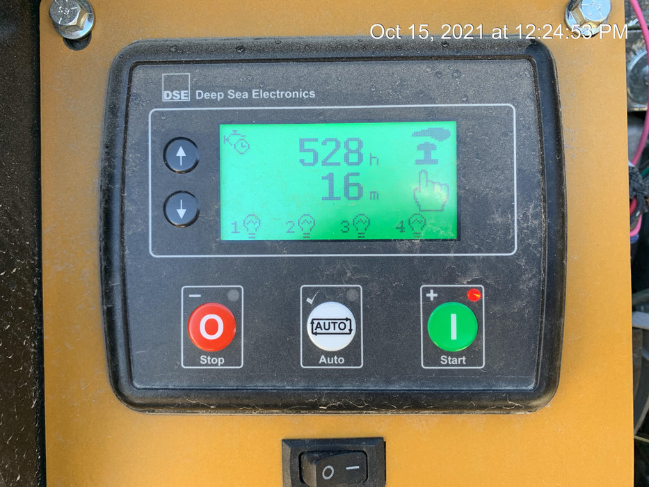 2021 Allmand NLV3GR (4) LED Light Fixture 350W, 23' Vertical Mast, 3kW Prime, Towable, Deep Sea L401, Leveling Jacks, Yanmar T4F 5.8hp