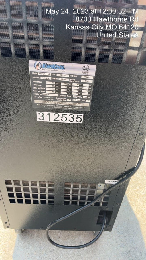 2023 KWIKOOL KPAC1411-2