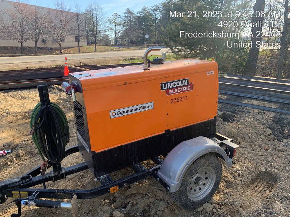 2022 Lincoln Electric LE400 Kubota V1505, Trlr, Cable Rack, Light Kit, ES Decals, T3