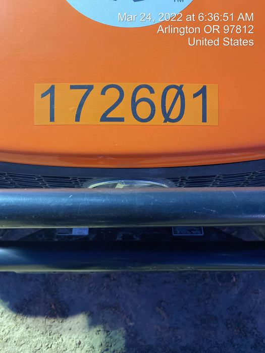 2022 Kubota RTV-X1140W-H Plastic Canopy, Windshield Acrylic Clear, LED Strobe Light, Wire Harness Kit, Back up Alarm