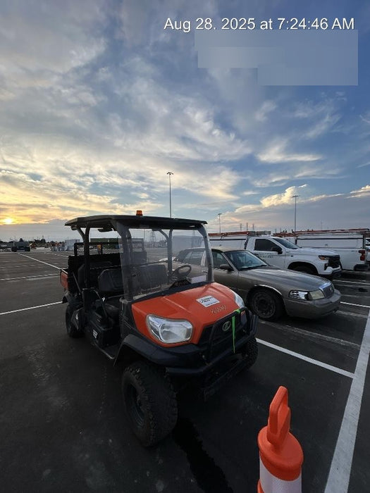 2022 Kubota RTV-X1140W-H Plastic Canopy, Windshield Acrylic Clear, LED Strobe Light, Wire Harness Kit, Back up Alarm
